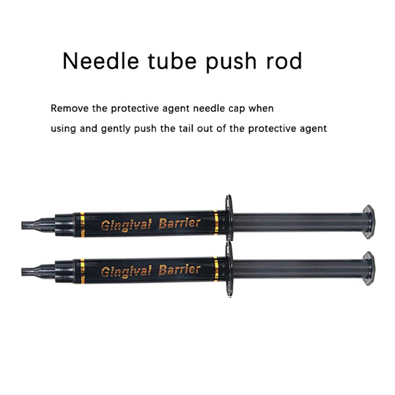 Teeth Whitening With Hydrogen Peroxide - Resin 1.5/2.5/3ML Dental Syringe Gum Protector