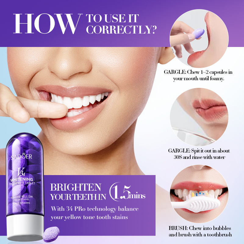 Teeth Whitening Quick - v34 Teeth Whitening Strips can remove