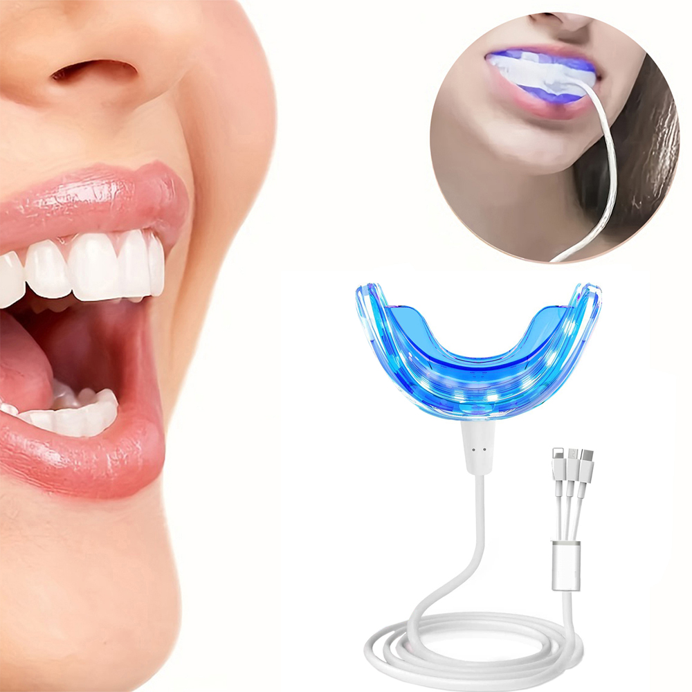 Teeth Whitening Cream - Portable Teeth Whitening Lamp with Enhanced