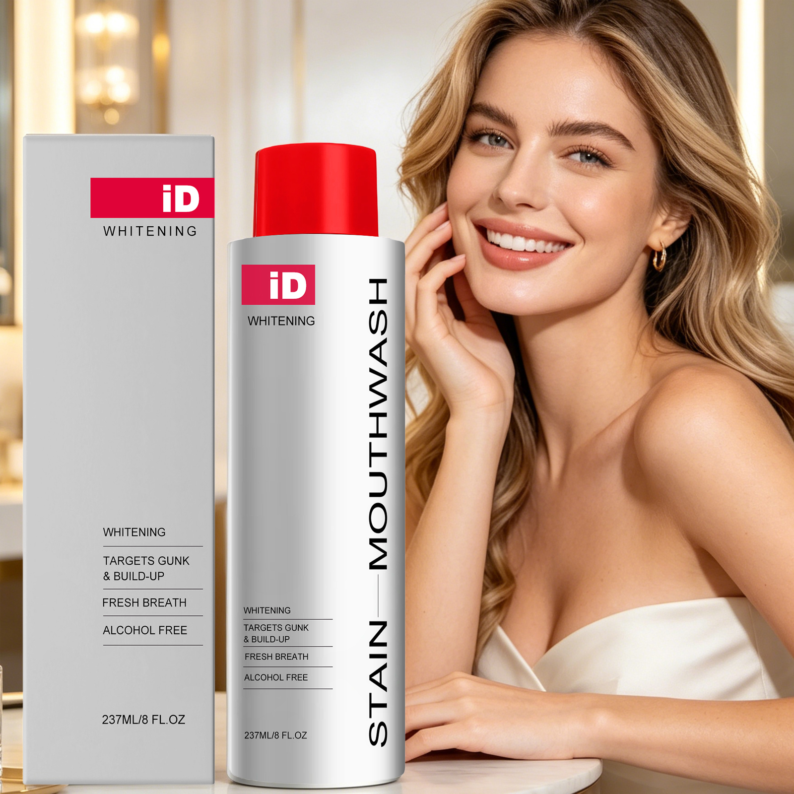 Teeth Whitening Mouthwash Quic - Teeth Whitening Quick のレビューと価格