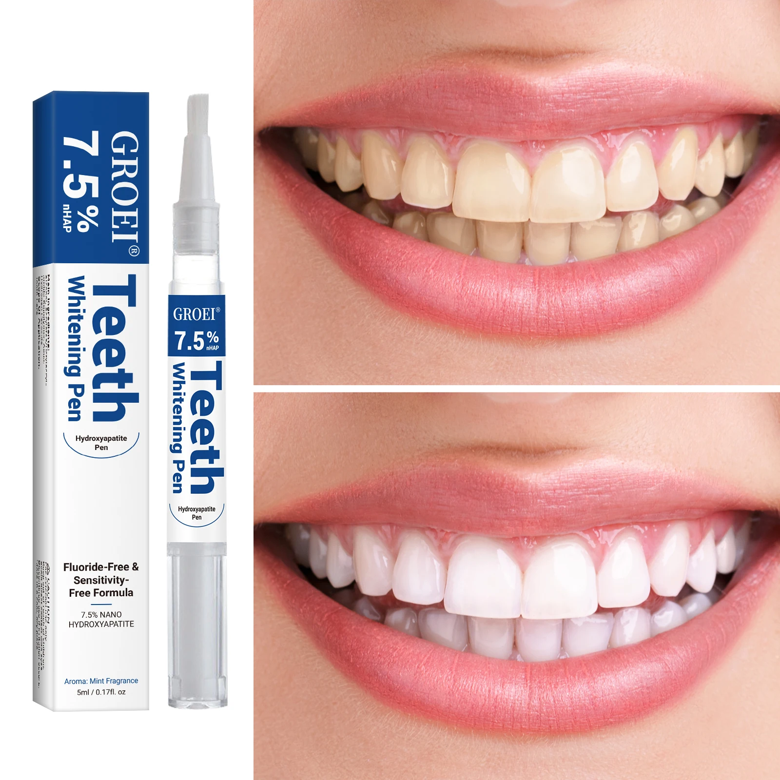 Hydroxyapatite Tooth Whitening - Teeth Whitening With Hydrogen Peroxide のレビューと価格