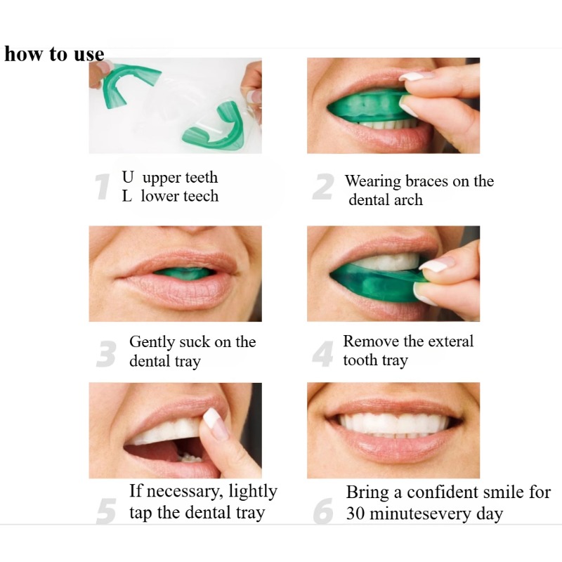 Set Teeth Whitening Tray U-sha - Teeth Whitening Quick のレビューと価格