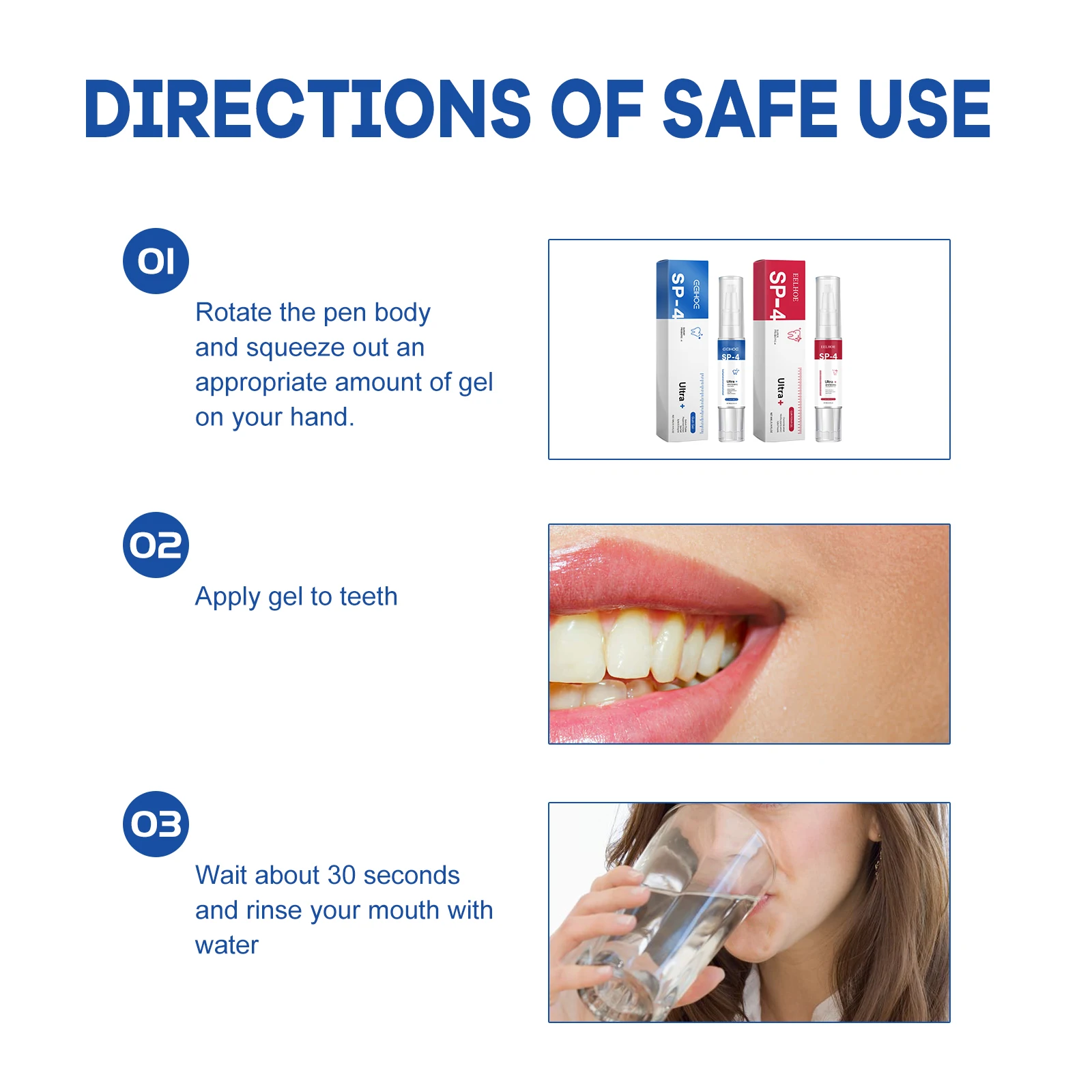 2pcs Gum Repair Gel Spray Deep - Teeth Whitening Xylitol のレビューと価格