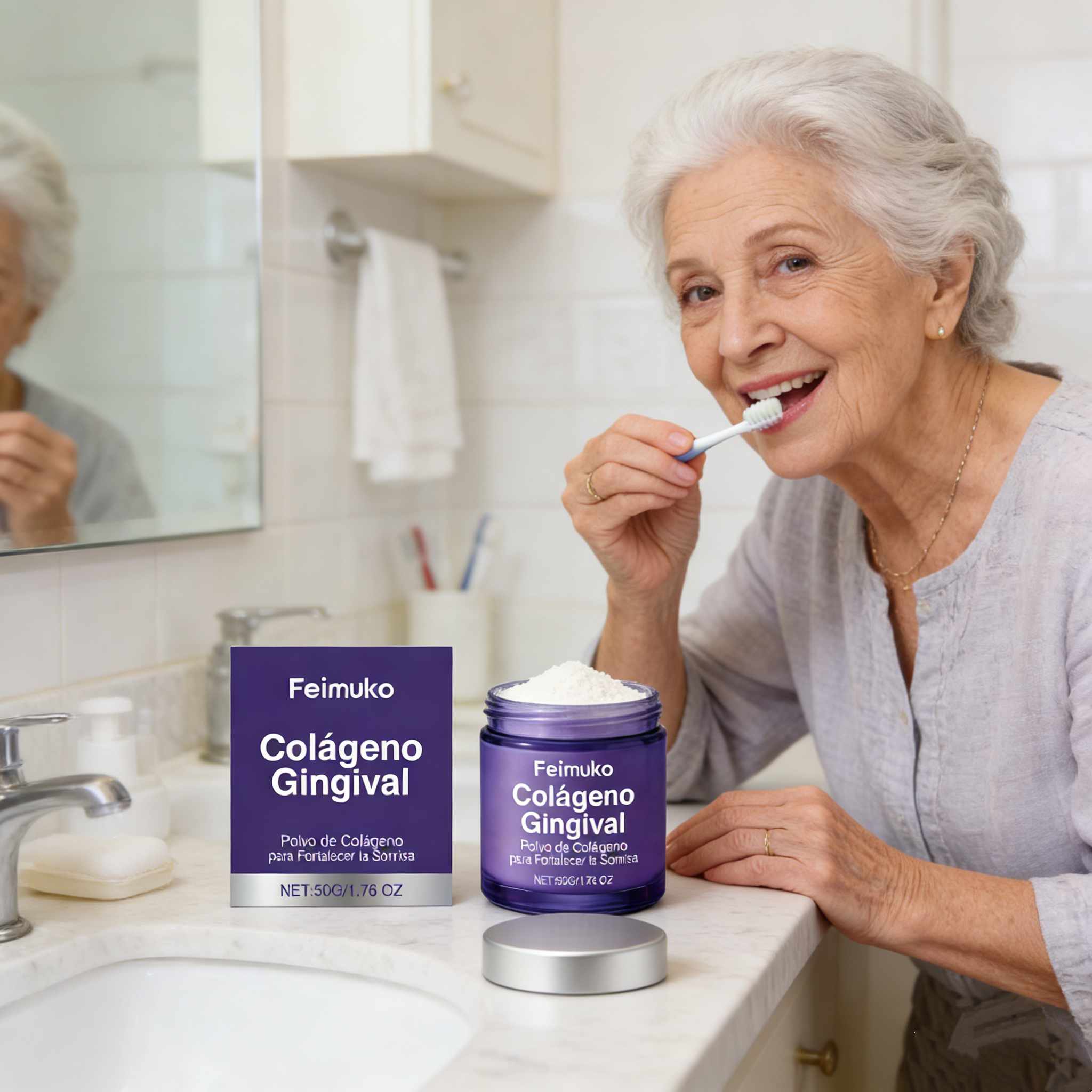 Collagen Teeth Cleaning Powder - Teeth Whitening Q&M のレビューと価格