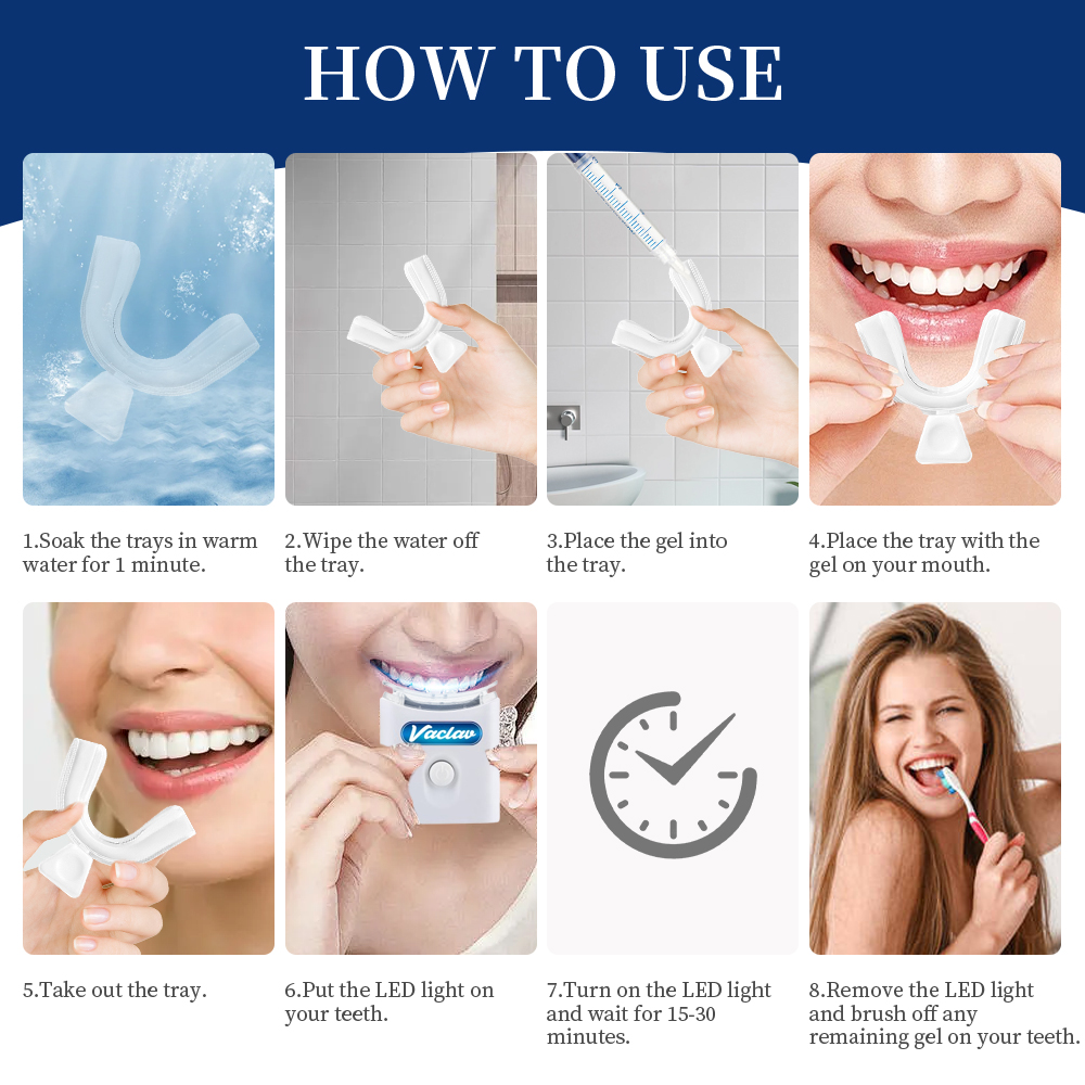 Mint Teeth Whitening Gel Syrin - Teeth Whitening Kit At Home のレビューと価格