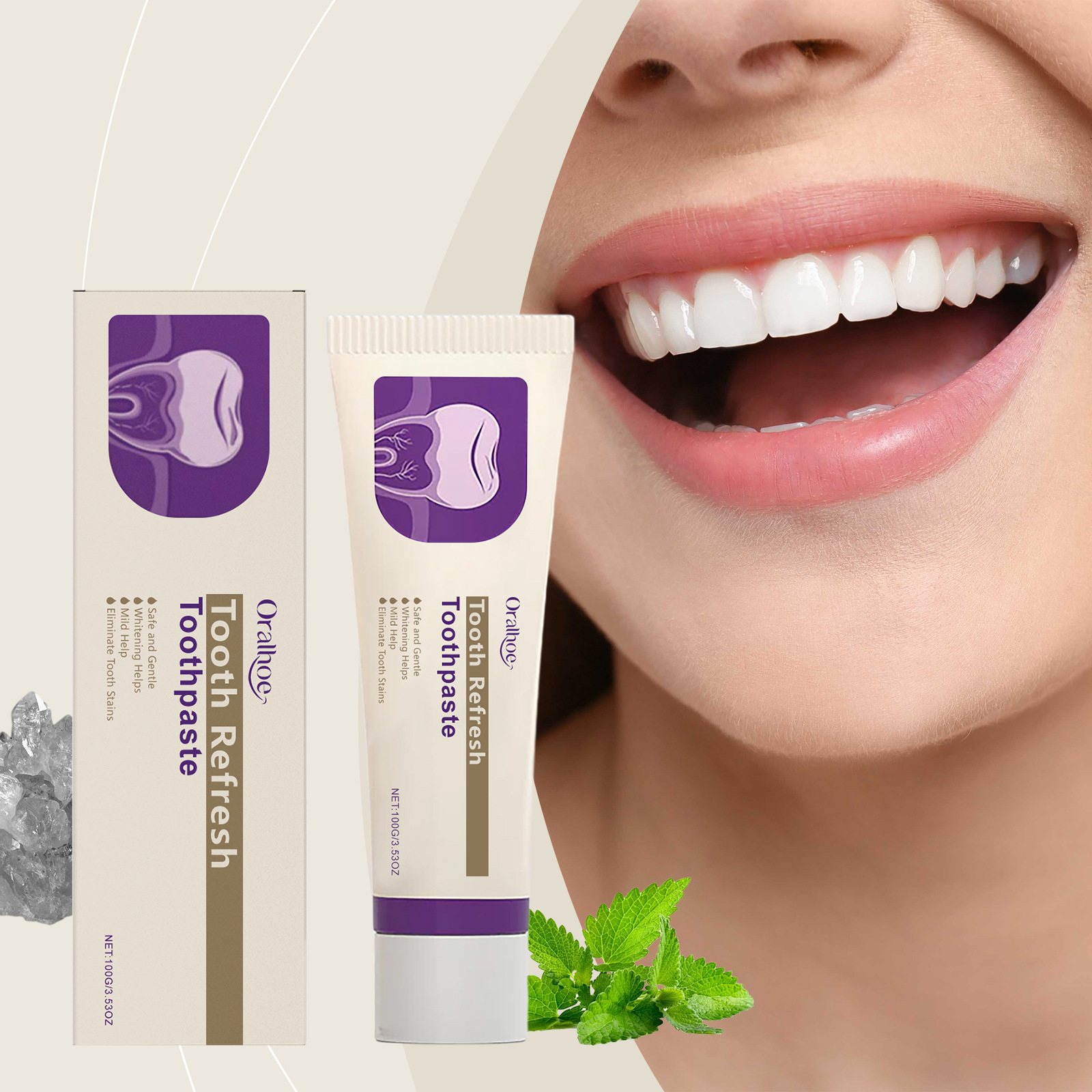 Teeth Refresh Toothpaste White - Teeth Whitening Cream のレビューと価格