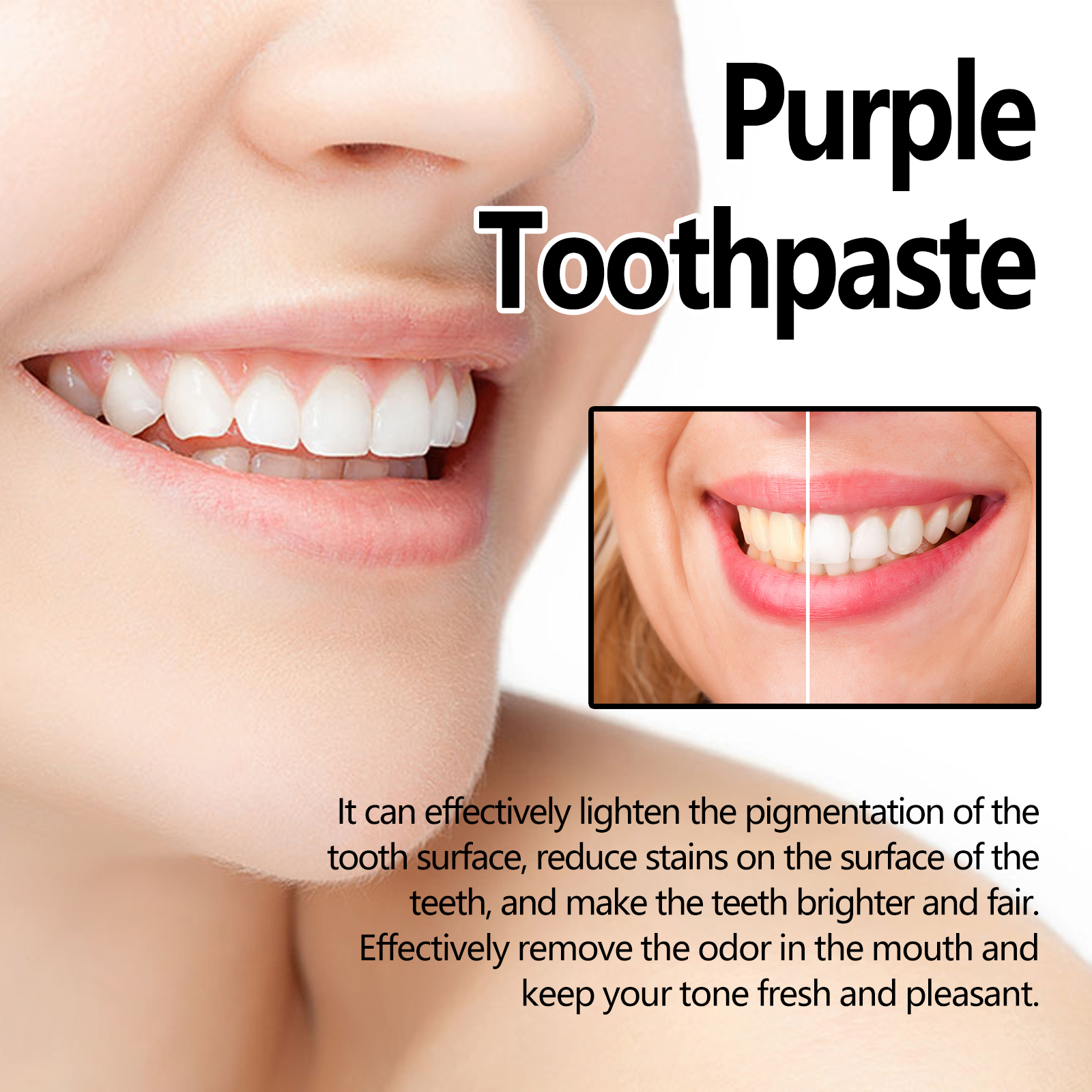 Xylitol Mint Purple Toothpaste - Teeth Whitening Xylitol のレビューと価格