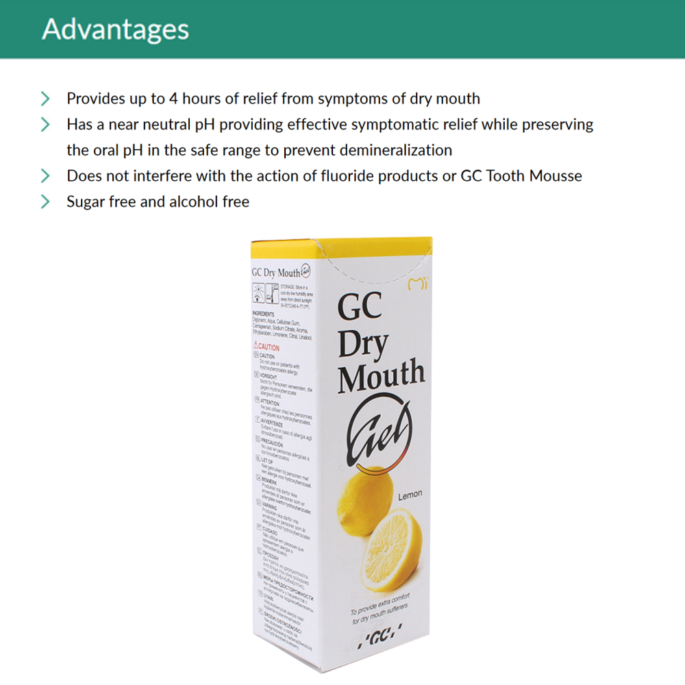 Dry Mouth Relief Gel Treatment - Teeth Whitening Japan のレビューと価格