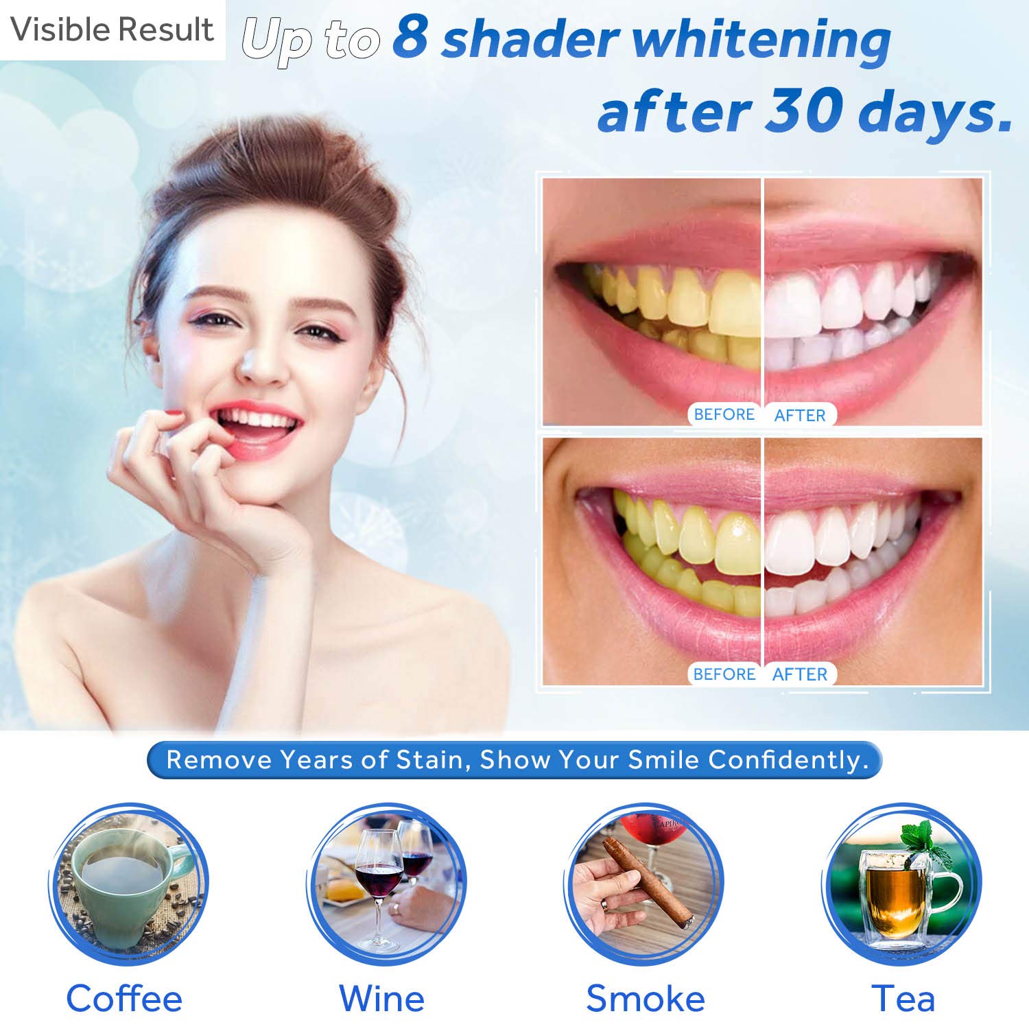 Teeth Whitening Gel Refill Syr - Teeth Whitening With Hydrogen Peroxide のレビューと価格