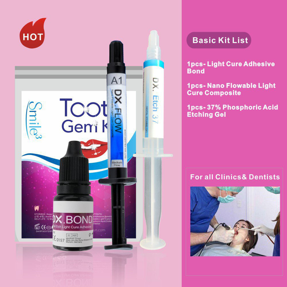 HOT Tooth Gem Kit Teeth Decora - Teeth Whitening With Hydrogen Peroxide のレビューと価格