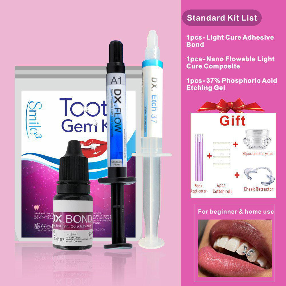 HOT Tooth Gem Kit Teeth Decora - Teeth Whitening With Hydrogen Peroxide のレビューと価格