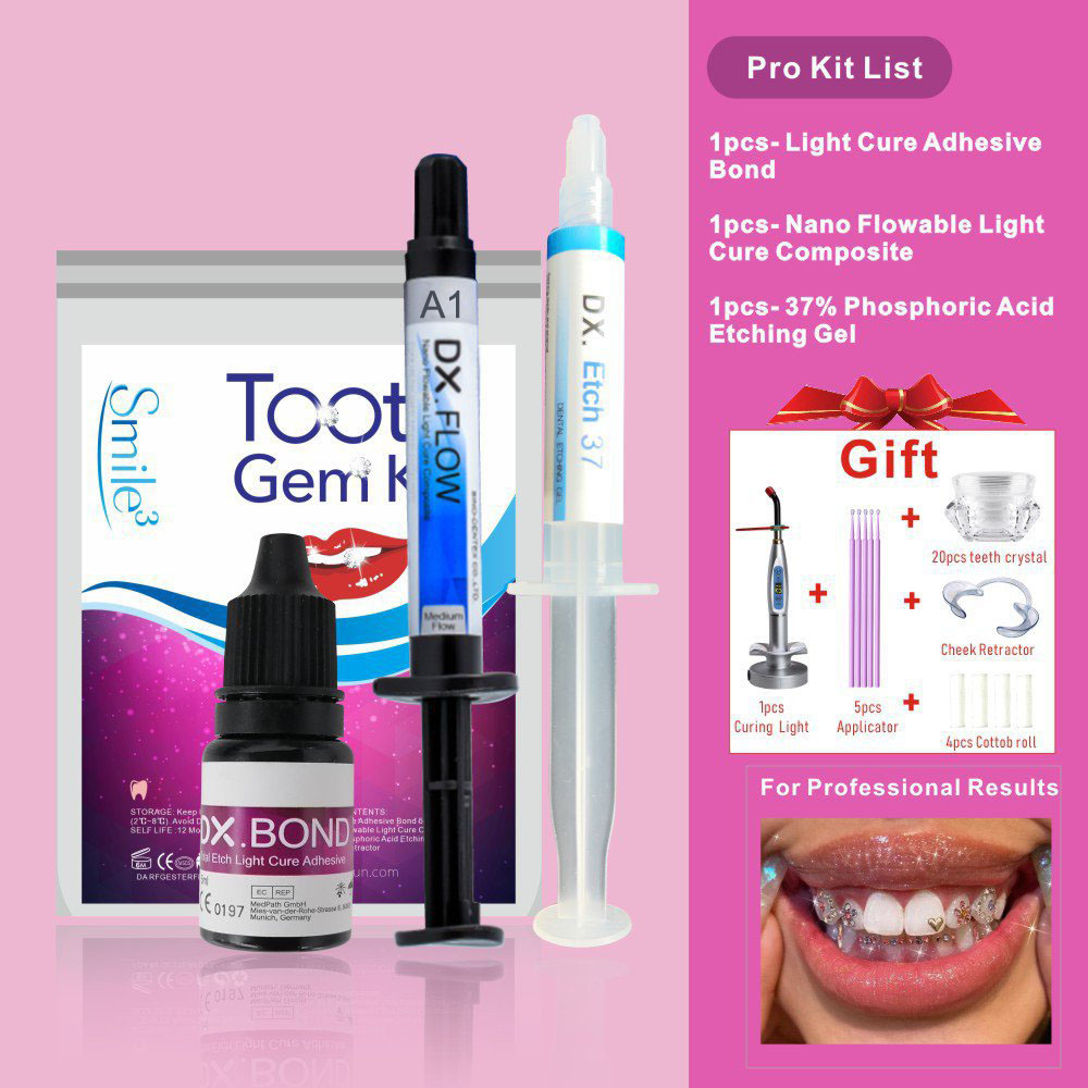 HOT Tooth Gem Kit Teeth Decora - Teeth Whitening With Hydrogen Peroxide のレビューと価格