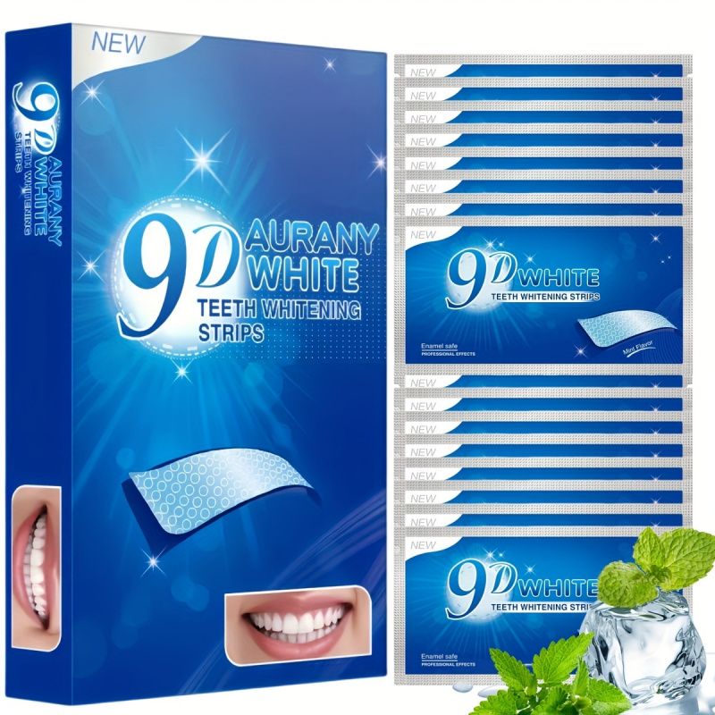 21 Pairs of 9D Aurany White Te - Teeth Whitening With Hydrogen Peroxide のレビューと価格