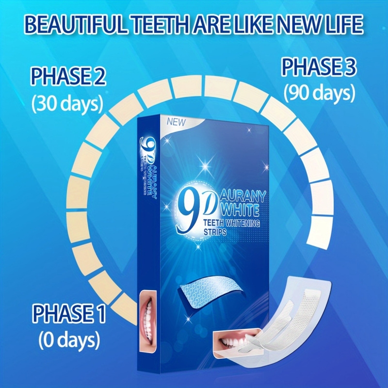 21 Pairs of 9D Aurany White Te - Teeth Whitening With Hydrogen Peroxide のレビューと価格