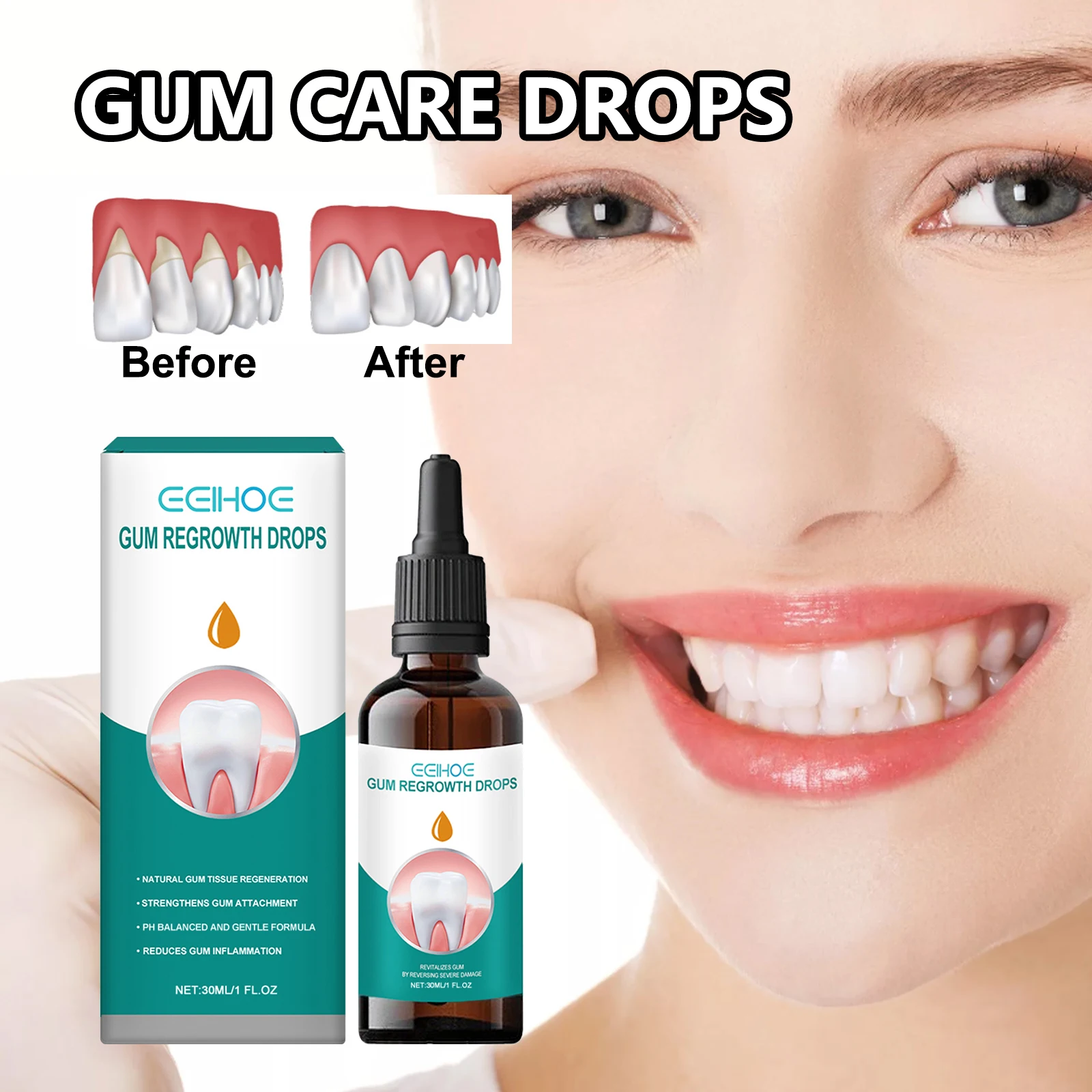 5pcs Gingival Repair Drop Quic - Teeth Whitening Quick のレビューと価格