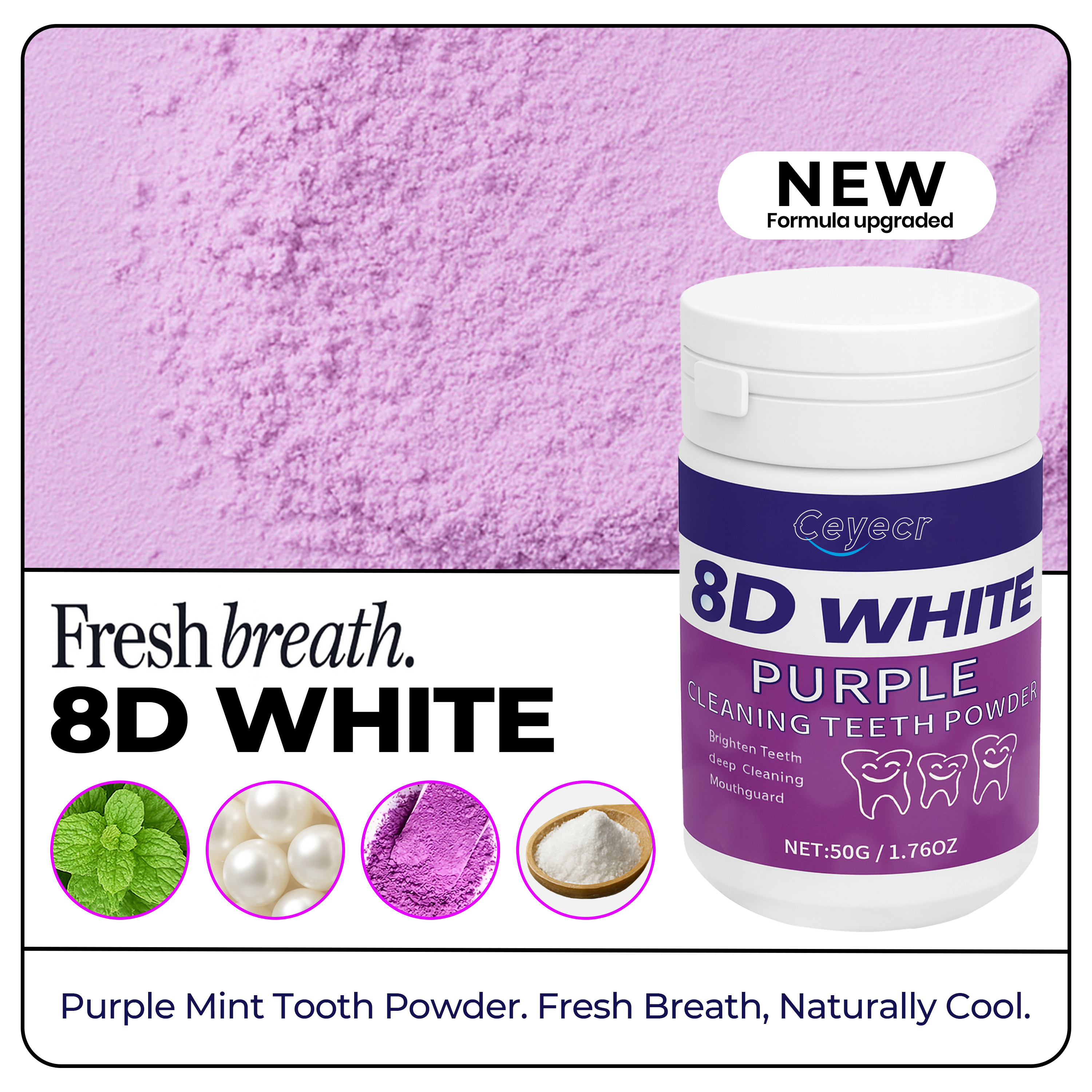 8D white Teeth Whitening Powde - Teeth Whitening Q&M のレビューと価格