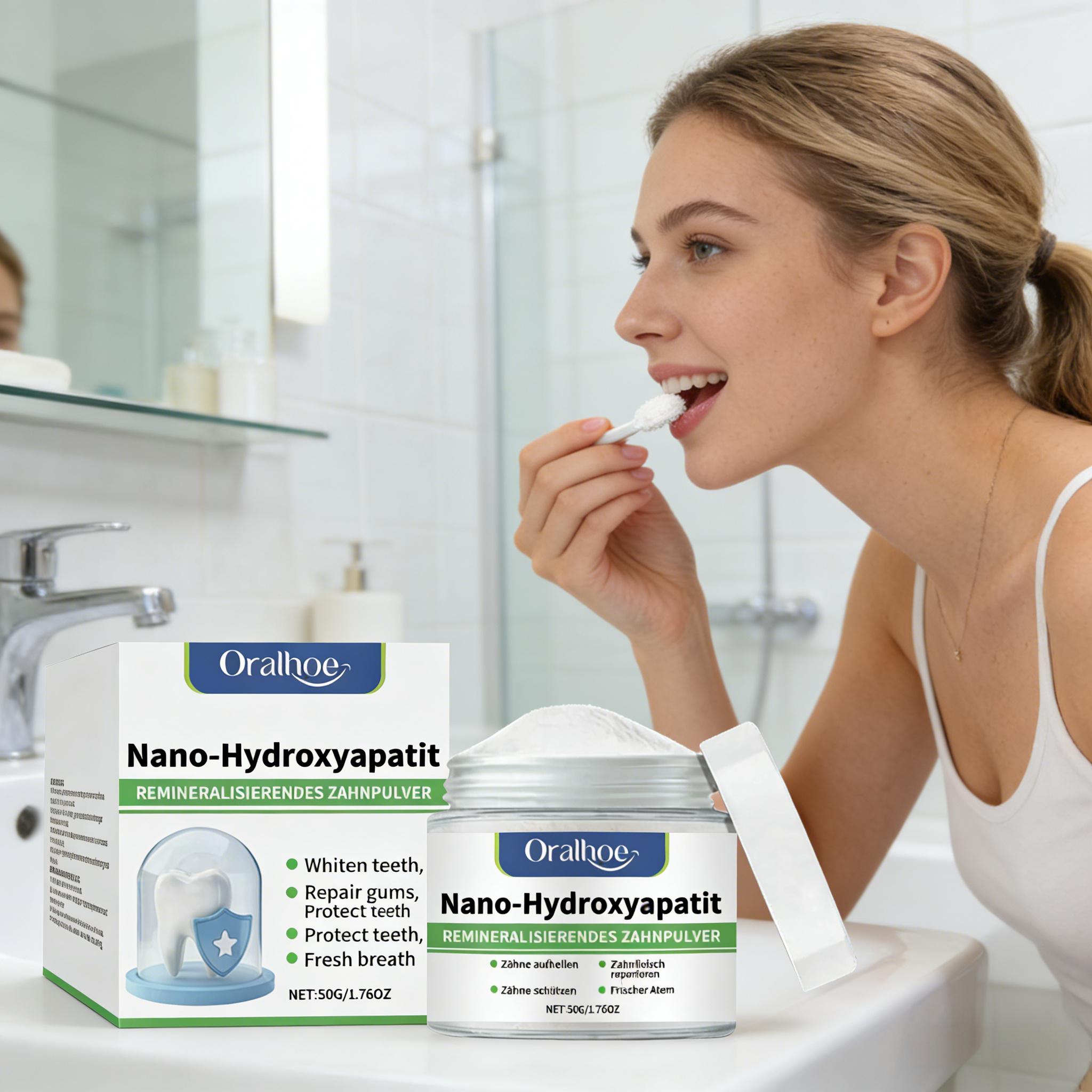 Oralhoe Whitening Tooth Powder - Teeth Whitening Q&M のレビューと価格