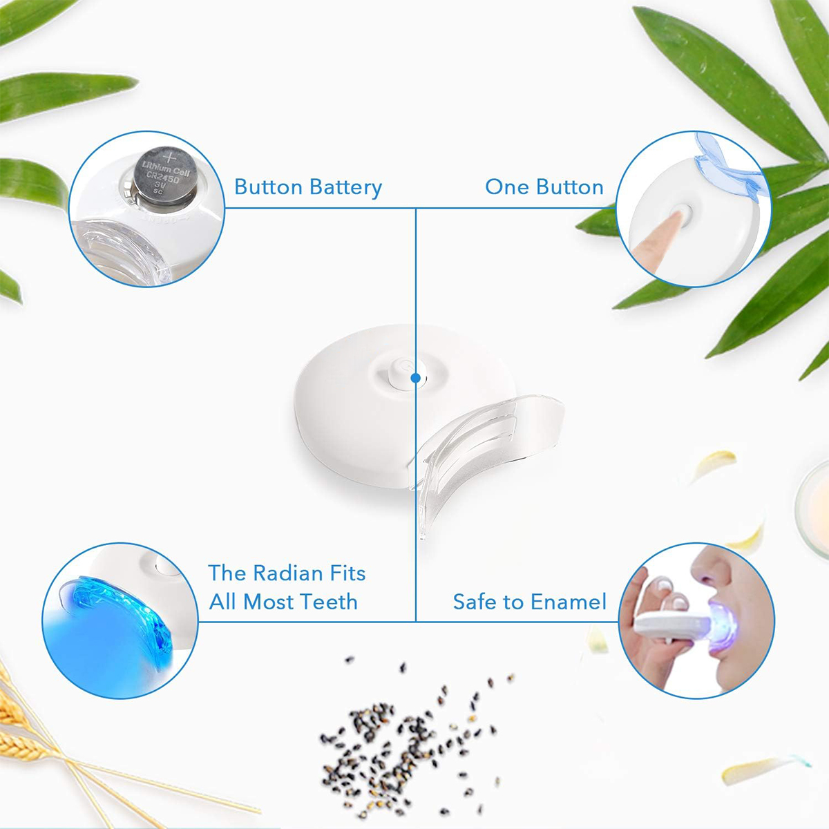 Teeth Whitening Kit - 5X LED L - Teeth Whitening Kit At Home のレビューと価格
