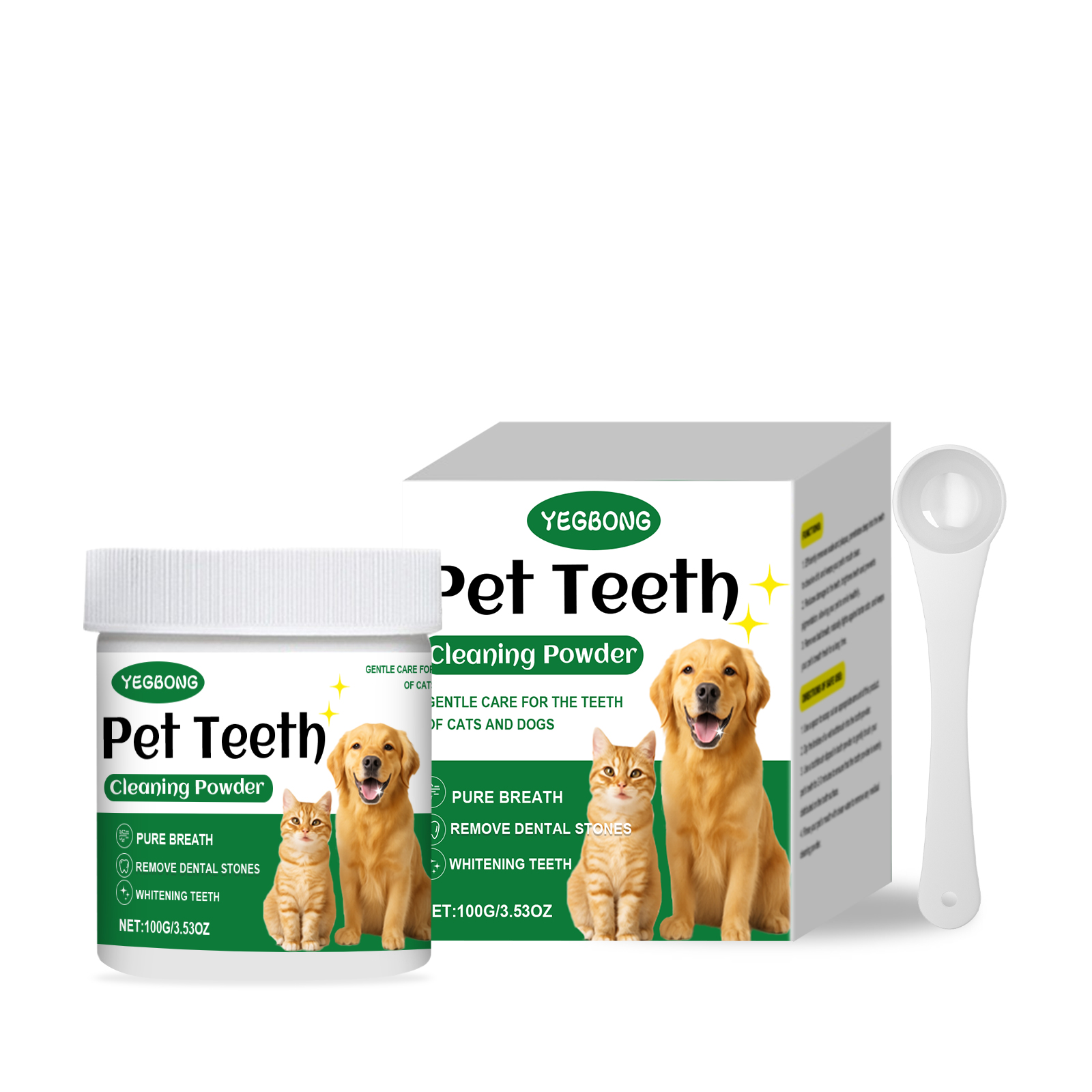Pet Teeth Cleaning Powder Redu - Teeth Whitening Q&M のレビューと価格