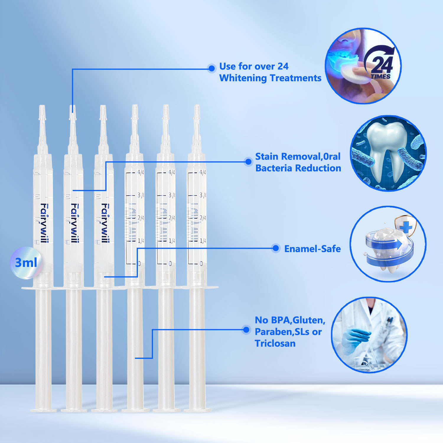 Fairywill Teeth Whitening Kit  - Teeth Whitening Kit At Home のレビューと価格