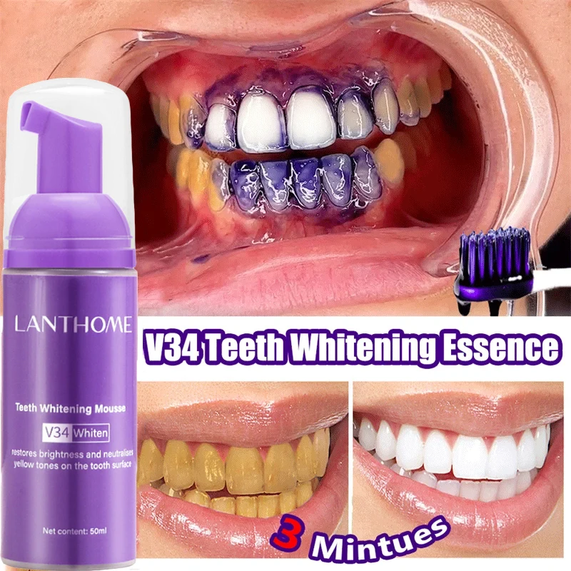 V34 Teeth Whitening Mousse Too - Teeth Whitening Xylitol のレビューと価格