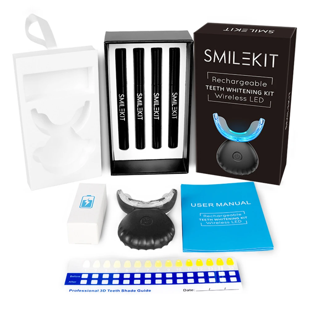 Dental Teeth Whitening Kit Min - Teeth Whitening With Hydrogen Peroxide のレビューと価格