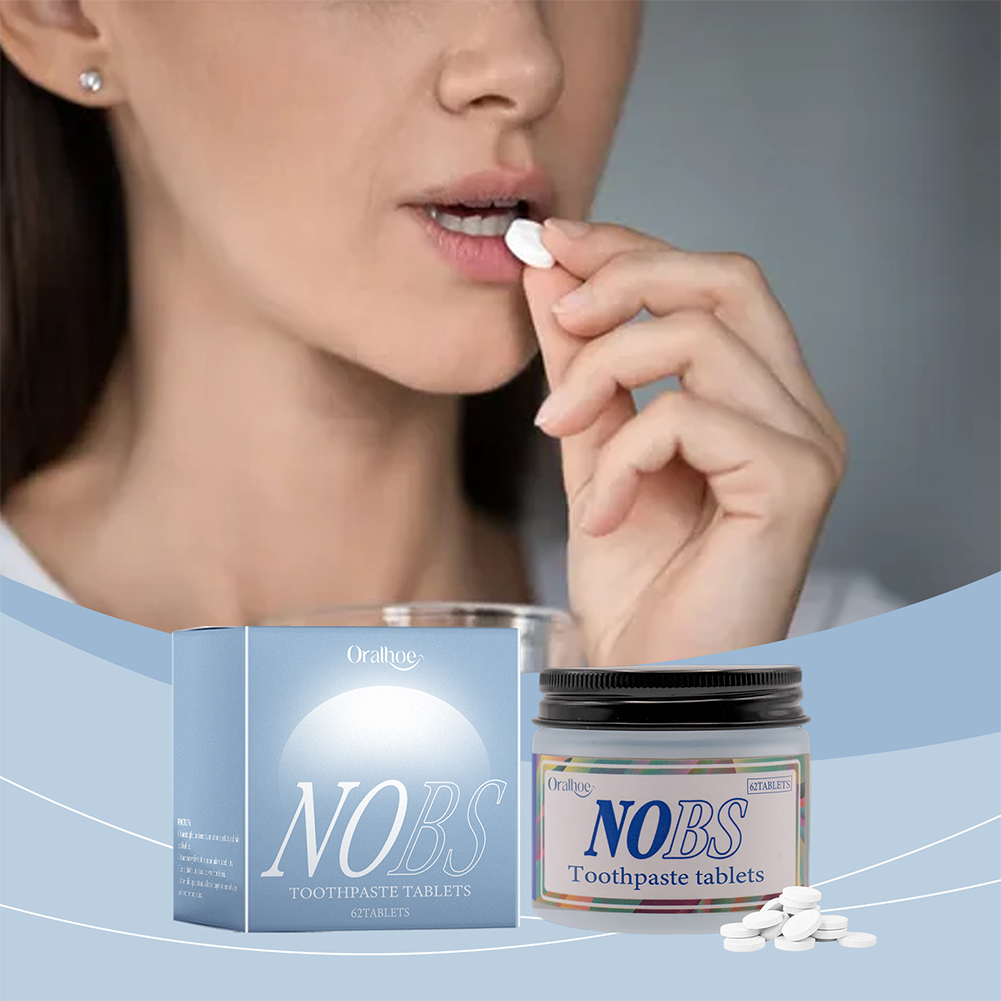 NOBS Toothpaste Tablets - Nano - Teeth Whitening Xylitol のレビューと価格