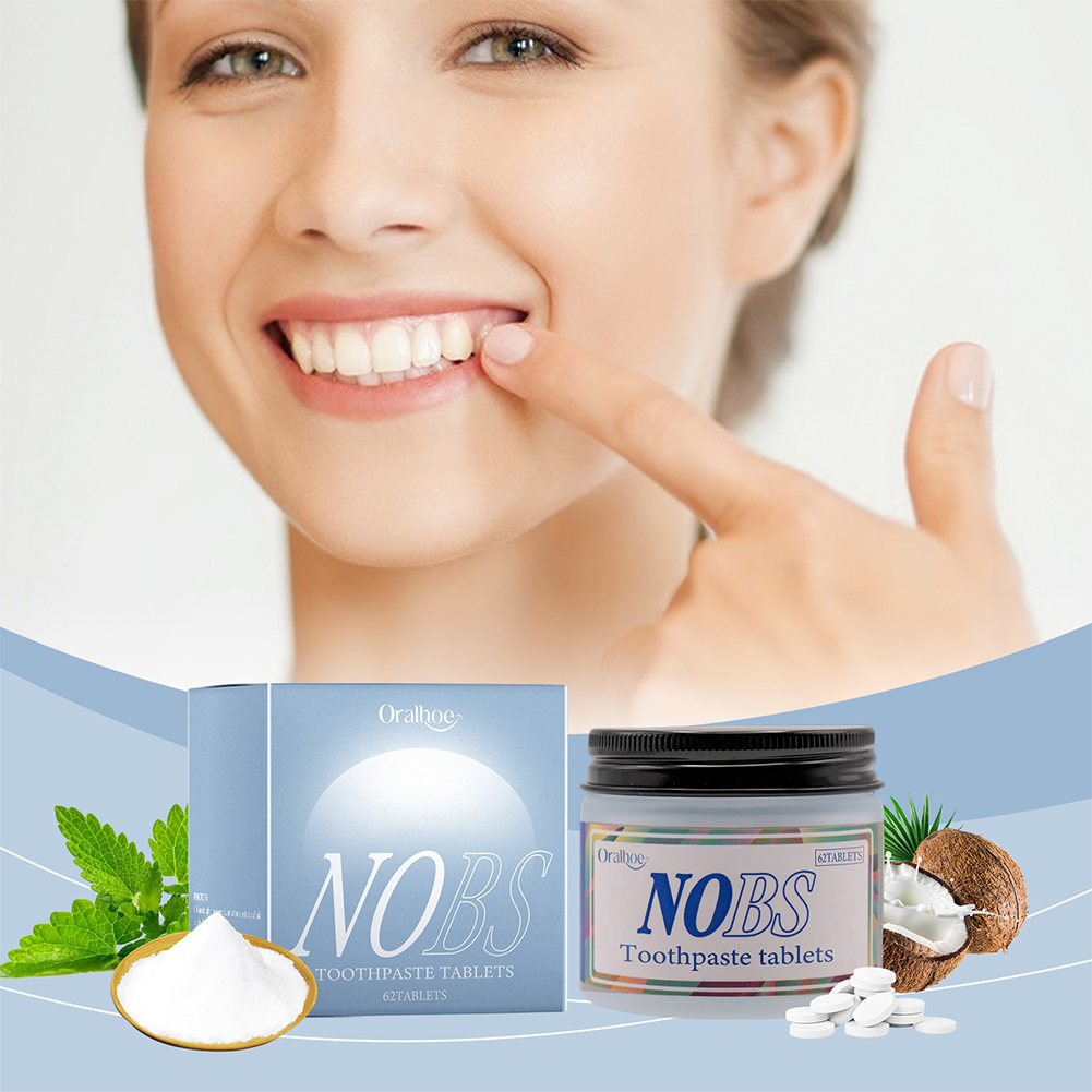 NOBS Toothpaste Tablets - Nano - Teeth Whitening Xylitol のレビューと価格