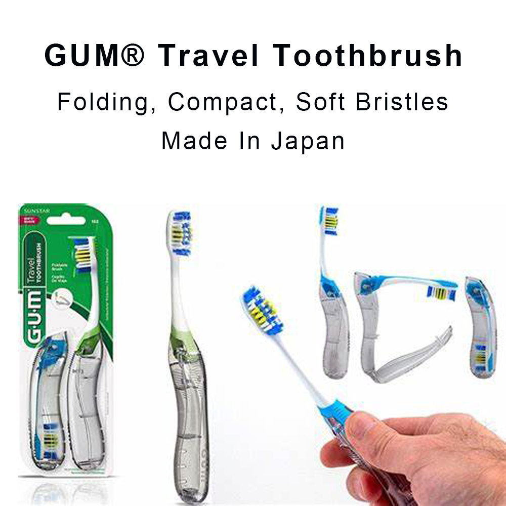 Gum Travel Toothbrush Folable  - Teeth Whitening Japan のレビューと価格