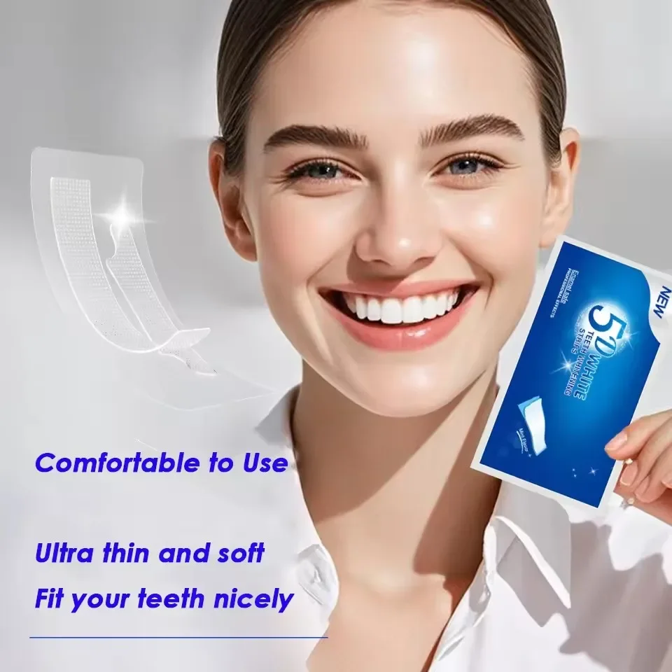 7/14 Pairs 5D Teeth Brightenin - Teeth Whitening Xylitol のレビューと価格
