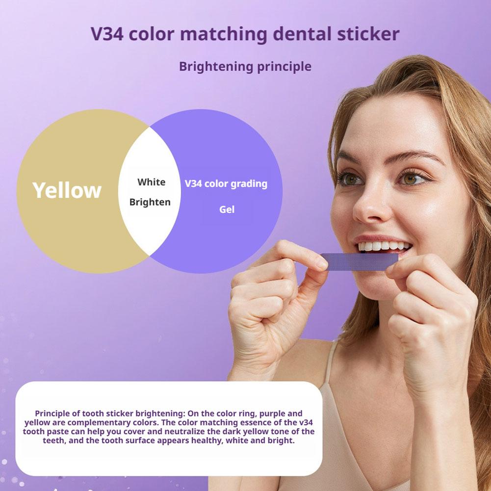 14/28/42PCS V34 Purple Teeth W - Teeth Whitening Kit At Home のレビューと価格