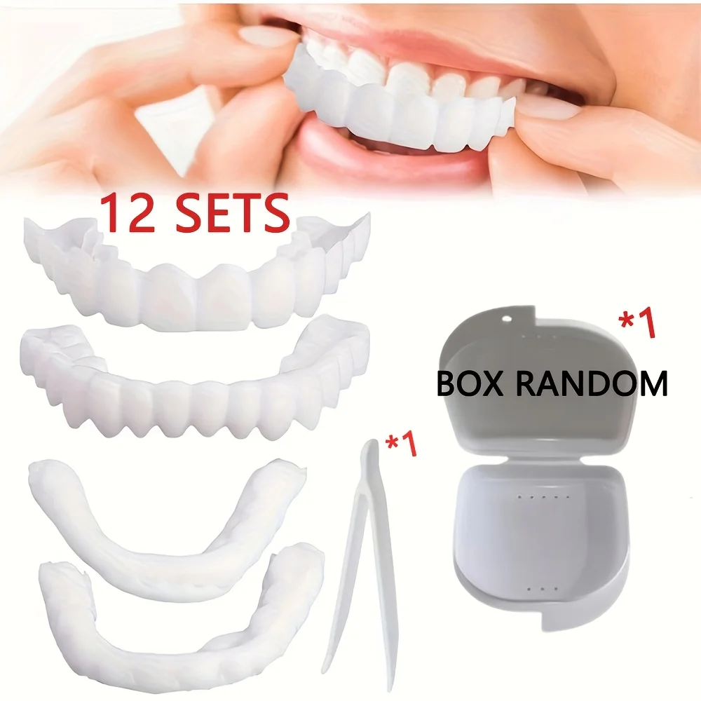 12Sets Easy Snap-On Teeth Vene - Teeth Whitening Quick のレビューと価格