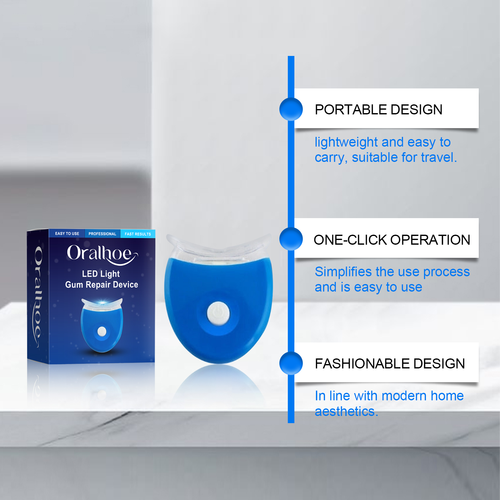Oralhoe Teeth Care Device Port - Teeth Whitening Device のレビューと価格