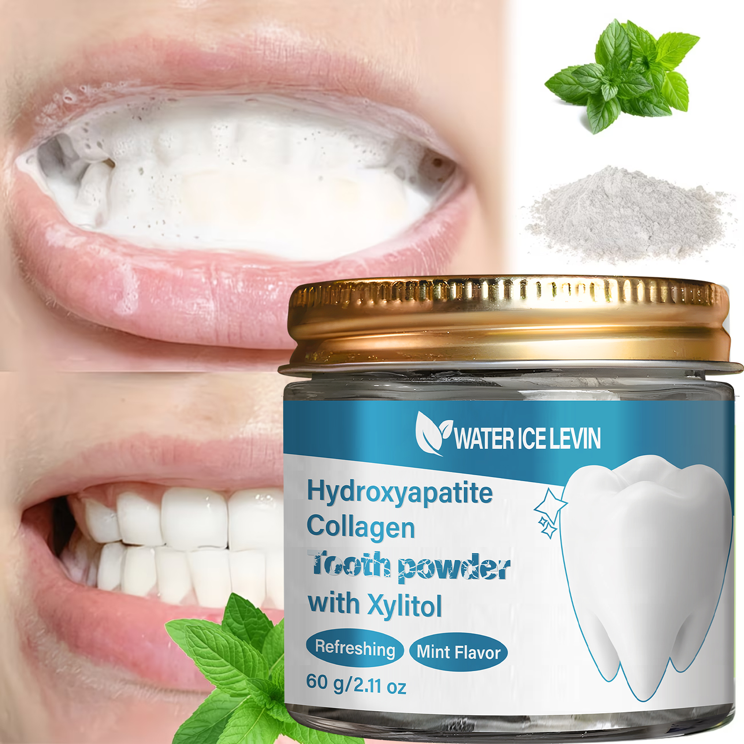 Hydroxyapatite & Collagen Toot - Teeth Whitening Xylitol のレビューと価格