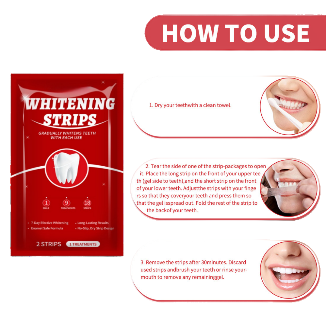 7pairs/box Teeth Whitening Str - Teeth Whitening Kit At Home のレビューと価格