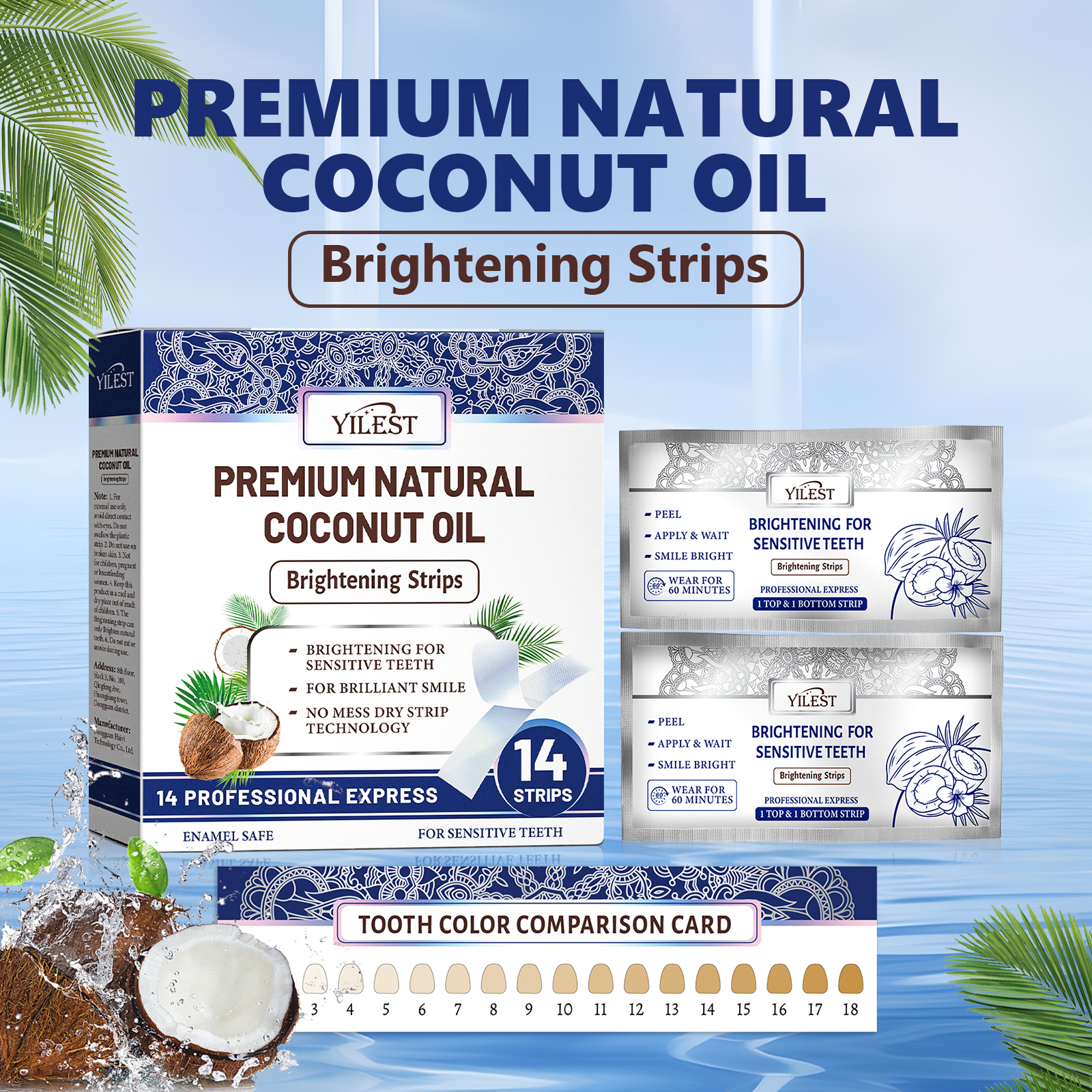 Teeth Whitening Strips 14pcs C - Teeth Whitening Cream のレビューと価格