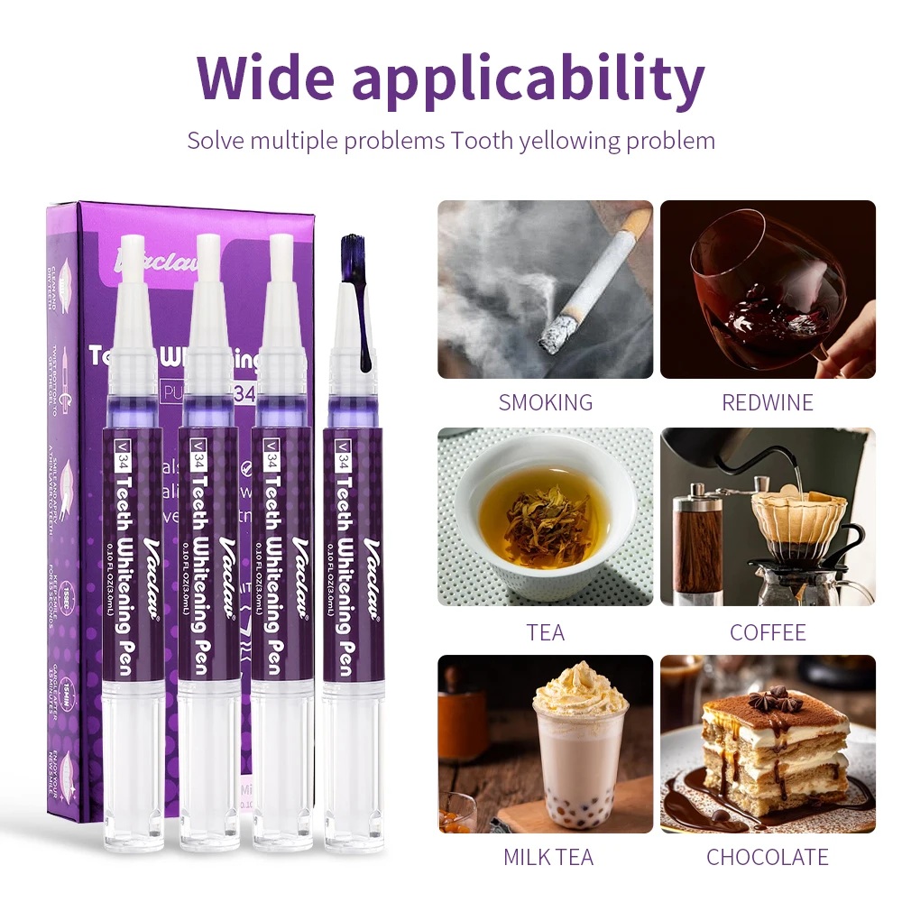 Vaclav V34 Purple teeth whiten - Teeth Whitening With Hydrogen Peroxide のレビューと価格
