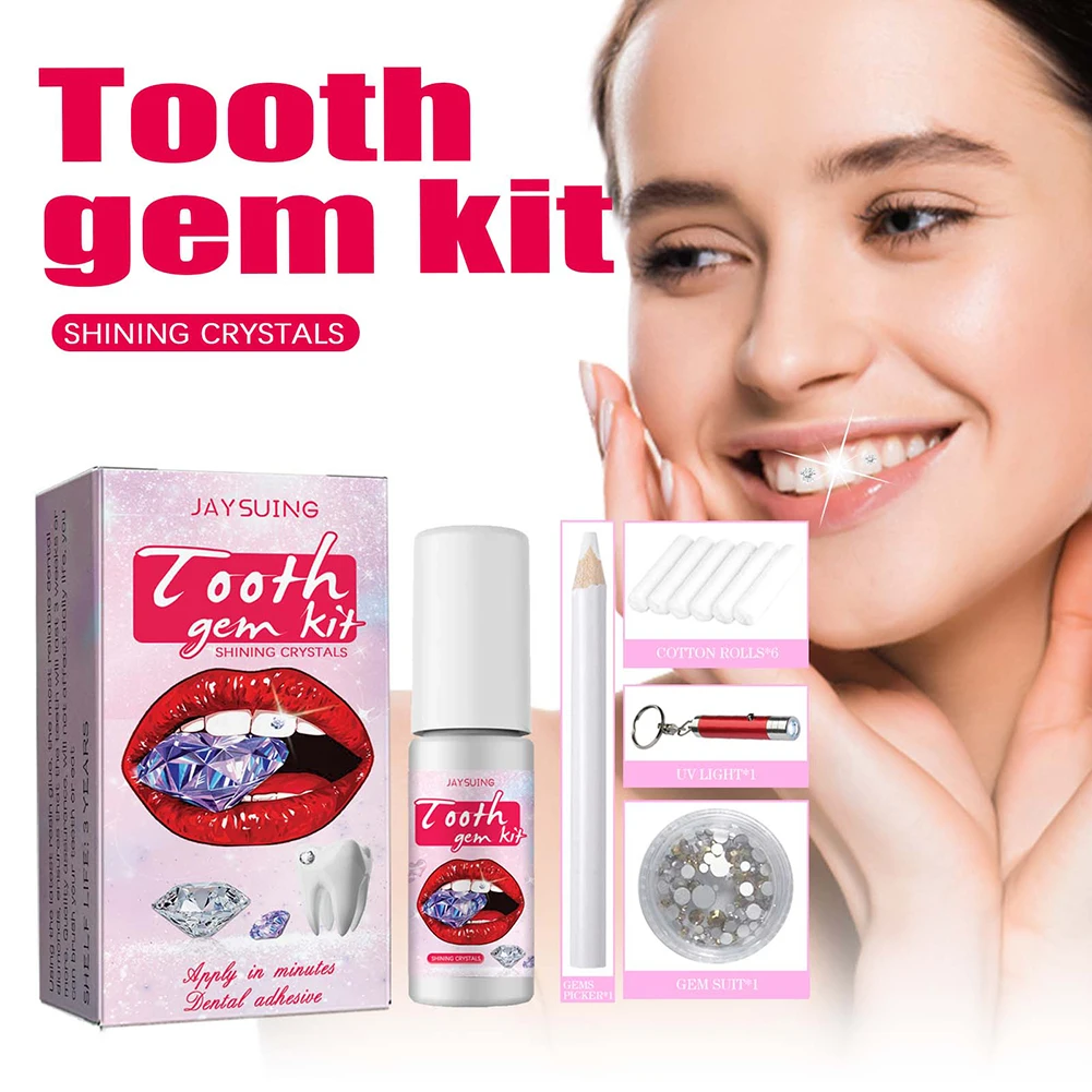 DIY Tooth Gems Kit with Crysta - Teeth Whitening Kit At Home のレビューと価格