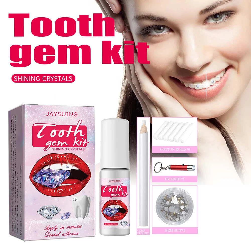 DIY Tooth Gems Kit with Crysta - Teeth Whitening Kit At Home のレビューと価格
