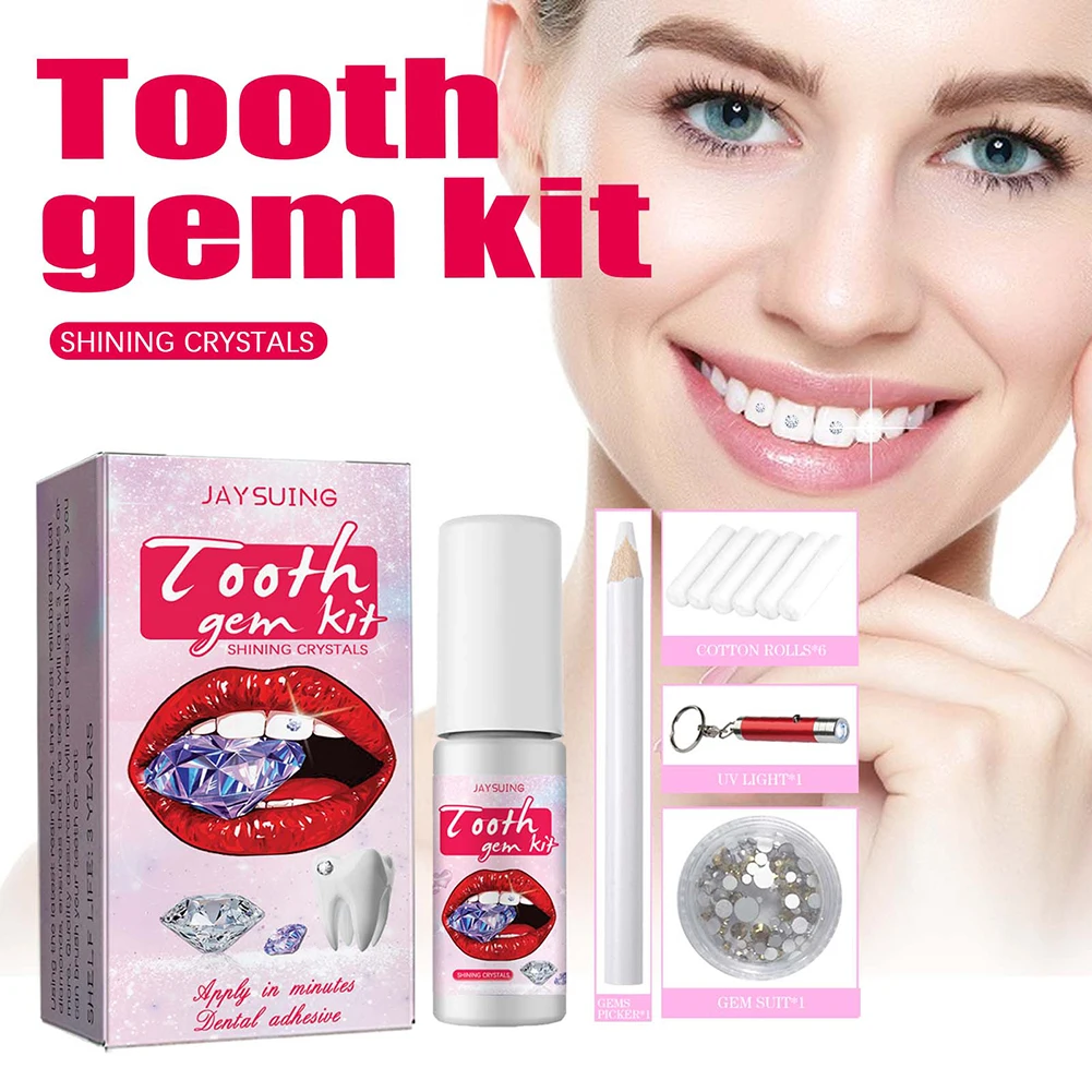 DIY Tooth Gems Kit with Crysta - Teeth Whitening Kit At Home のレビューと価格