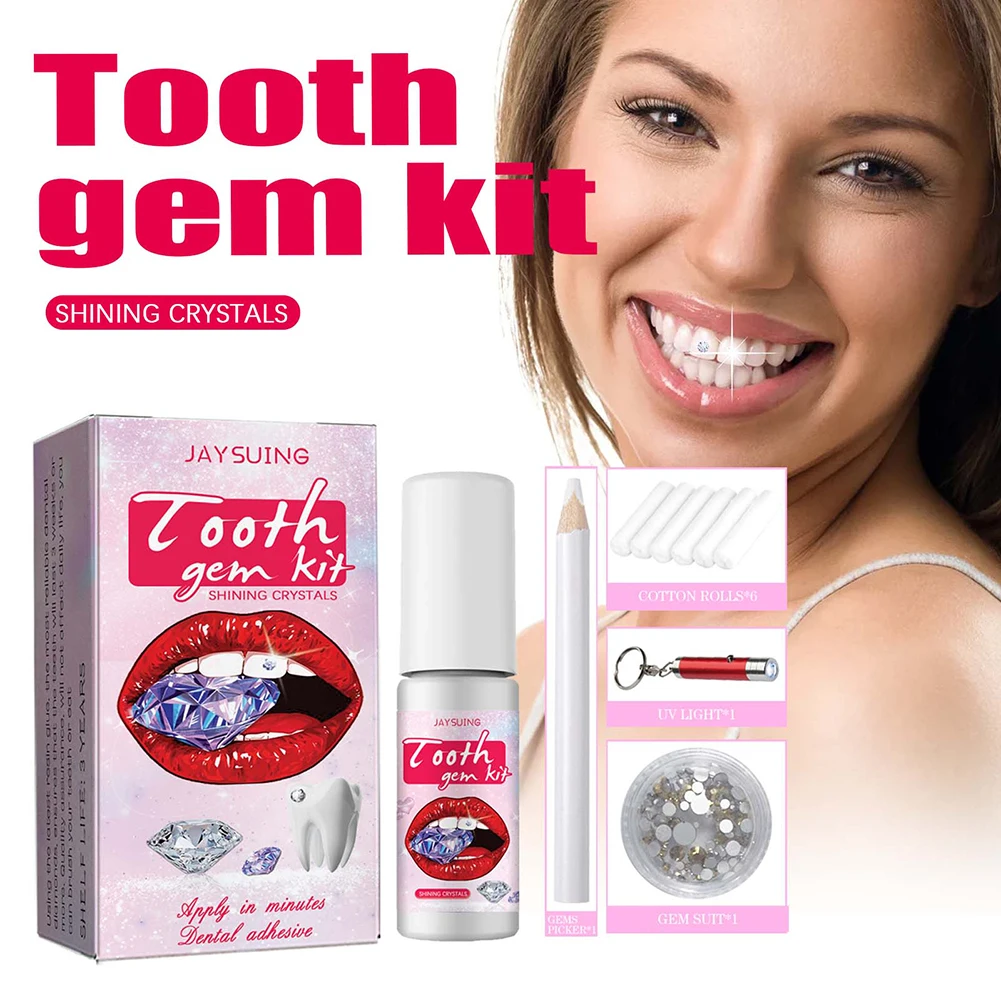 DIY Tooth Gems Kit with Crysta - Teeth Whitening Kit At Home のレビューと価格